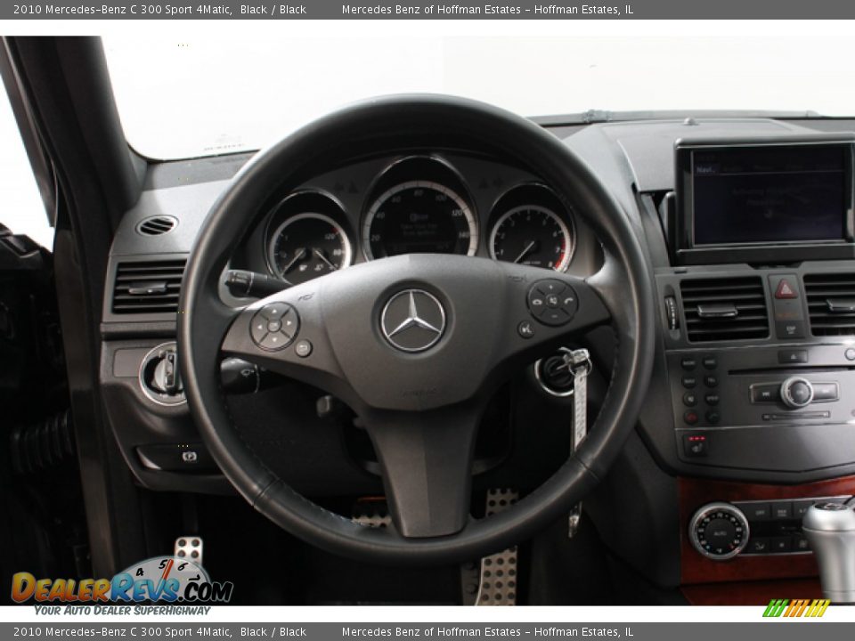 2010 Mercedes-Benz C 300 Sport 4Matic Black / Black Photo #7