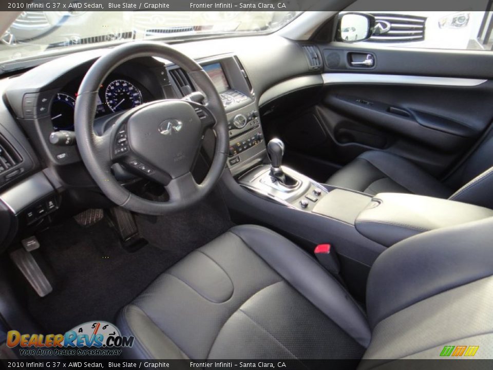 2010 Infiniti G 37 x AWD Sedan Blue Slate / Graphite Photo #8