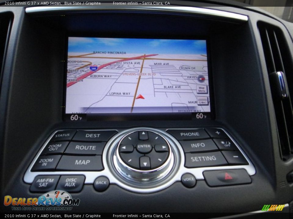 2010 Infiniti G 37 x AWD Sedan Blue Slate / Graphite Photo #11
