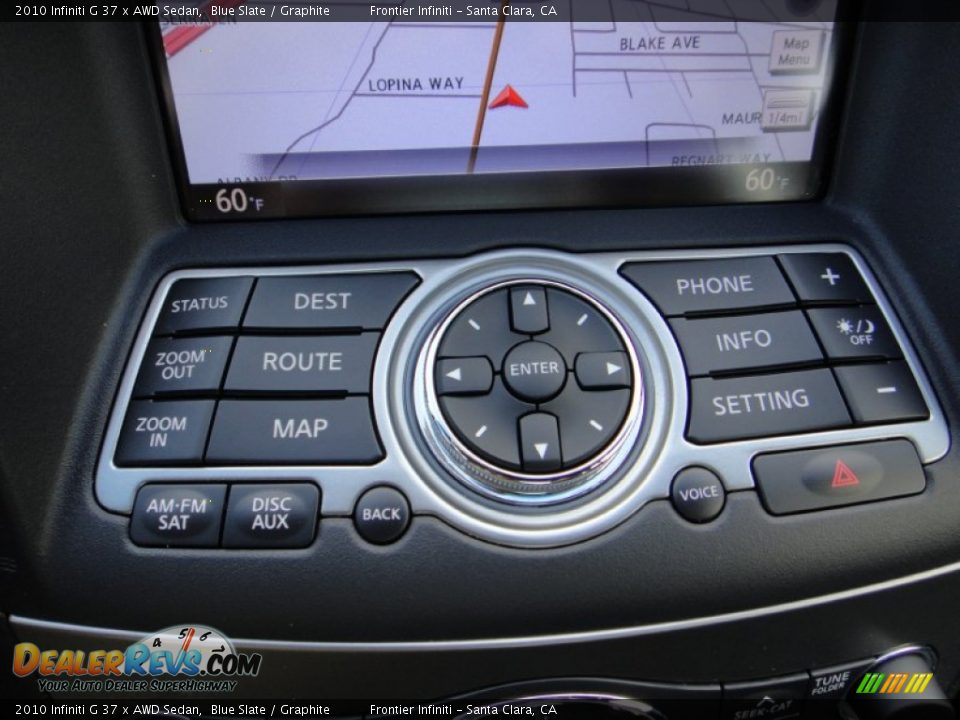 2010 Infiniti G 37 x AWD Sedan Blue Slate / Graphite Photo #12
