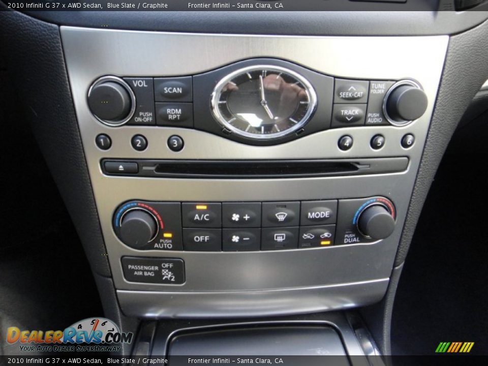 2010 Infiniti G 37 x AWD Sedan Blue Slate / Graphite Photo #13