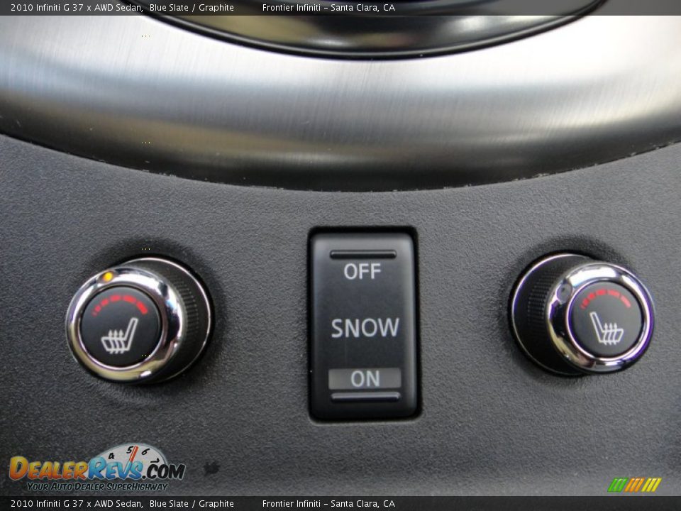 2010 Infiniti G 37 x AWD Sedan Blue Slate / Graphite Photo #15