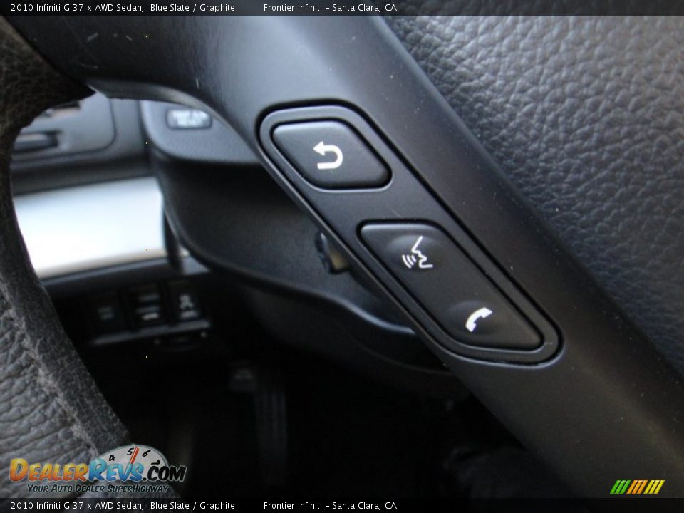 2010 Infiniti G 37 x AWD Sedan Blue Slate / Graphite Photo #16