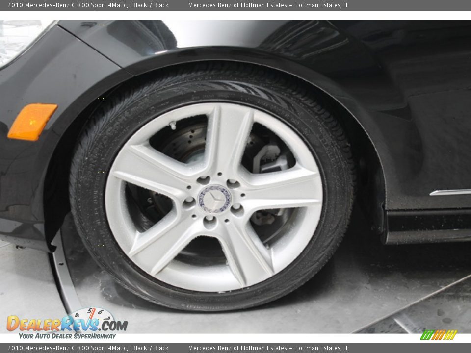 2010 Mercedes-Benz C 300 Sport 4Matic Black / Black Photo #27