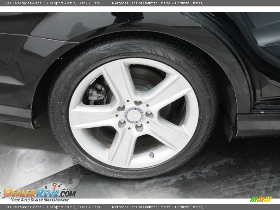2010 Mercedes-Benz C 300 Sport 4Matic Black / Black Photo #28