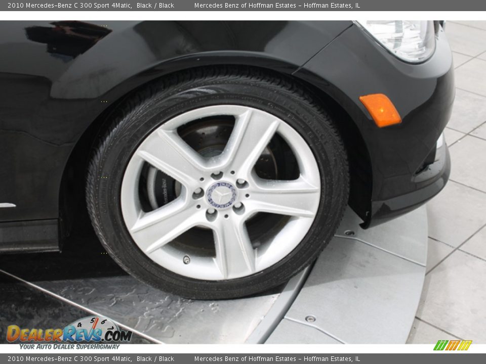 2010 Mercedes-Benz C 300 Sport 4Matic Black / Black Photo #30
