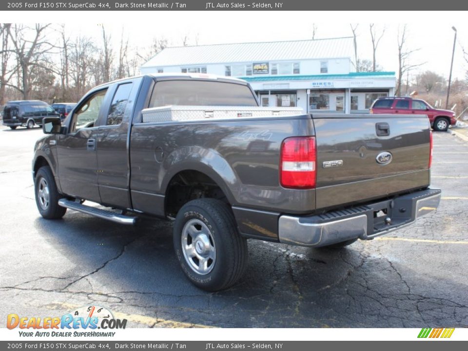 2005 Ford F150 STX SuperCab 4x4 Dark Stone Metallic / Tan Photo #4