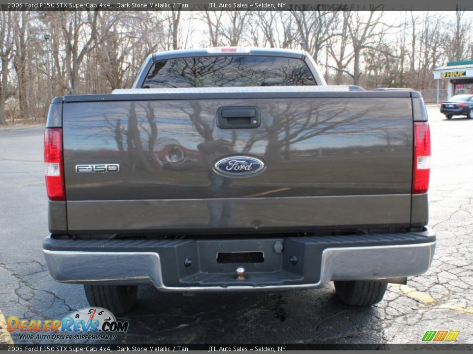 2005 Ford F150 STX SuperCab 4x4 Dark Stone Metallic / Tan Photo #5