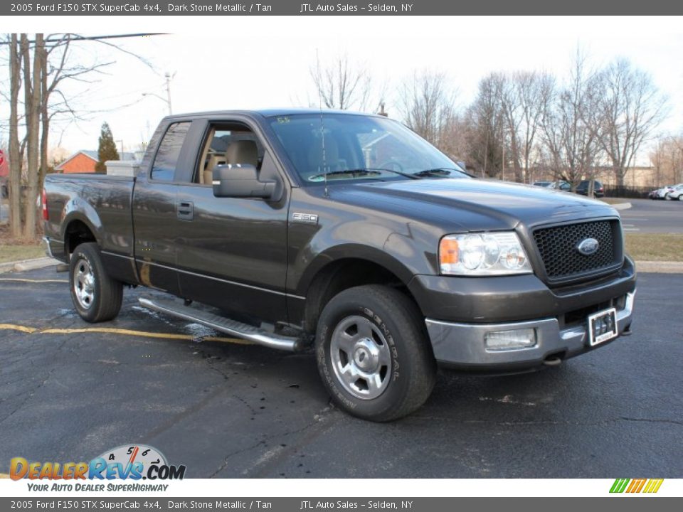 2005 Ford F150 STX SuperCab 4x4 Dark Stone Metallic / Tan Photo #8