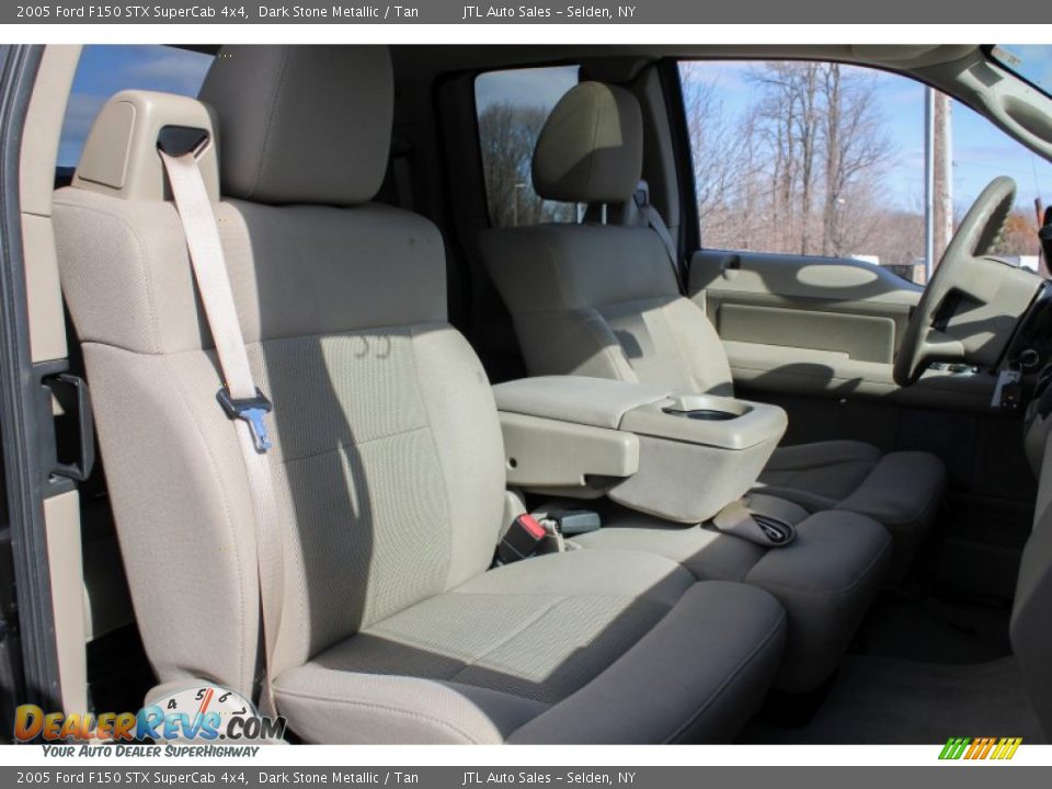 2005 Ford F150 STX SuperCab 4x4 Dark Stone Metallic / Tan Photo #10