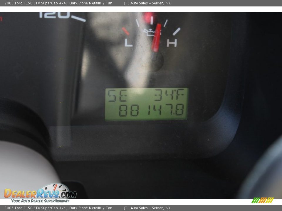 2005 Ford F150 STX SuperCab 4x4 Dark Stone Metallic / Tan Photo #14
