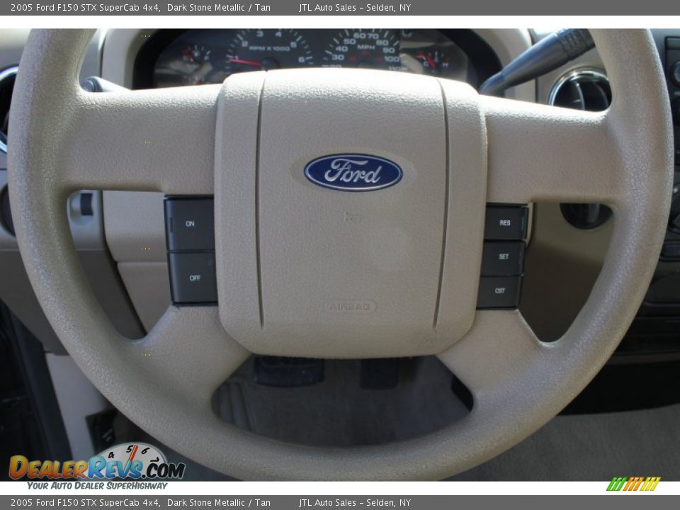 2005 Ford F150 STX SuperCab 4x4 Dark Stone Metallic / Tan Photo #15