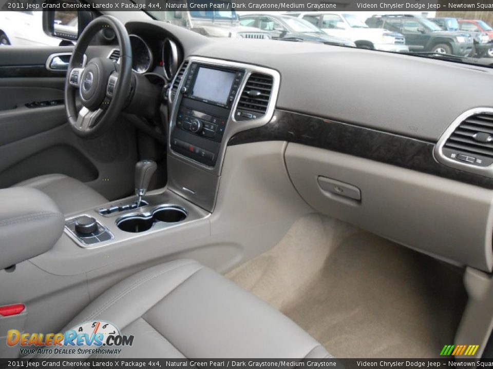 2011 Jeep Grand Cherokee Laredo X Package 4x4 Natural Green Pearl / Dark Graystone/Medium Graystone Photo #13