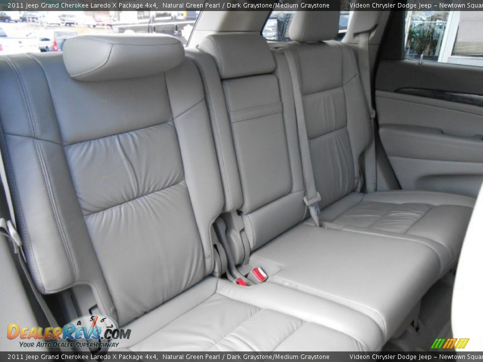Rear Seat of 2011 Jeep Grand Cherokee Laredo X Package 4x4 Photo #16