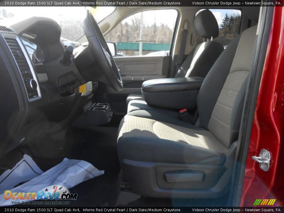 2010 Dodge Ram 1500 SLT Quad Cab 4x4 Inferno Red Crystal Pearl / Dark Slate/Medium Graystone Photo #10