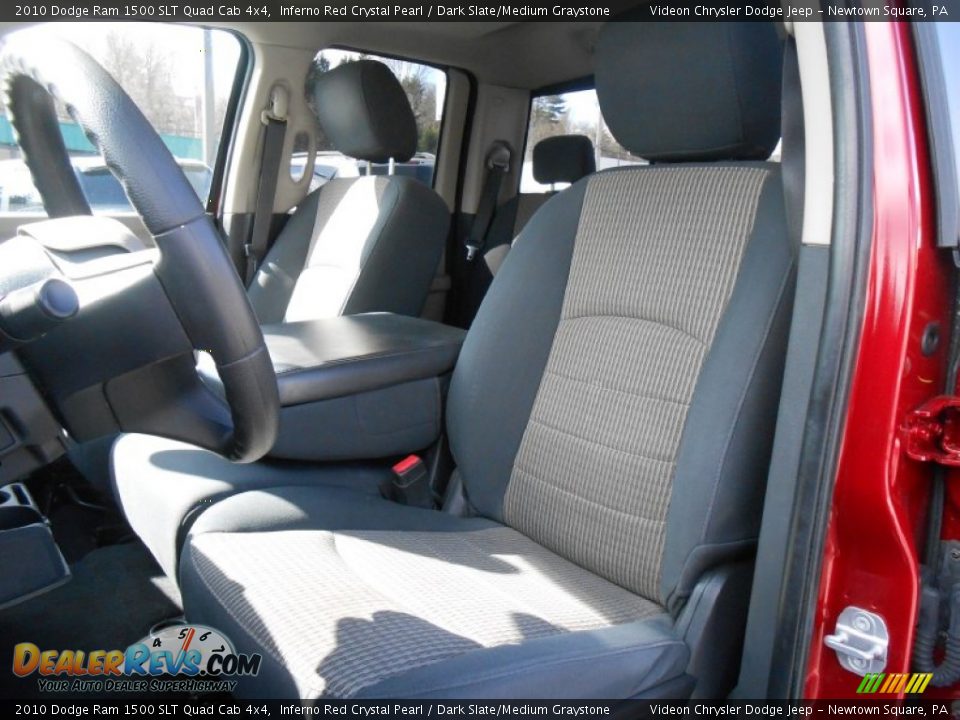 2010 Dodge Ram 1500 SLT Quad Cab 4x4 Inferno Red Crystal Pearl / Dark Slate/Medium Graystone Photo #11