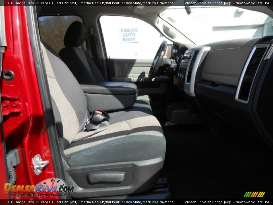 2010 Dodge Ram 1500 SLT Quad Cab 4x4 Inferno Red Crystal Pearl / Dark Slate/Medium Graystone Photo #13