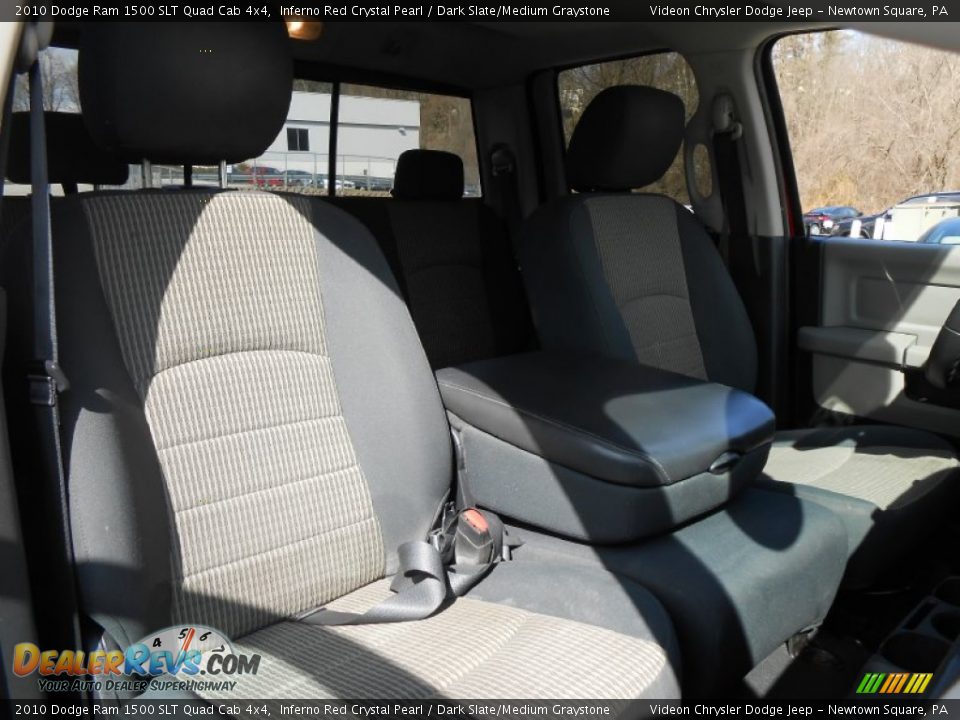 2010 Dodge Ram 1500 SLT Quad Cab 4x4 Inferno Red Crystal Pearl / Dark Slate/Medium Graystone Photo #14