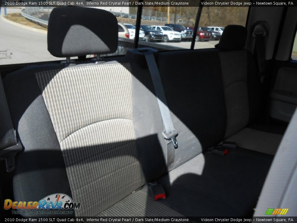 2010 Dodge Ram 1500 SLT Quad Cab 4x4 Inferno Red Crystal Pearl / Dark Slate/Medium Graystone Photo #15