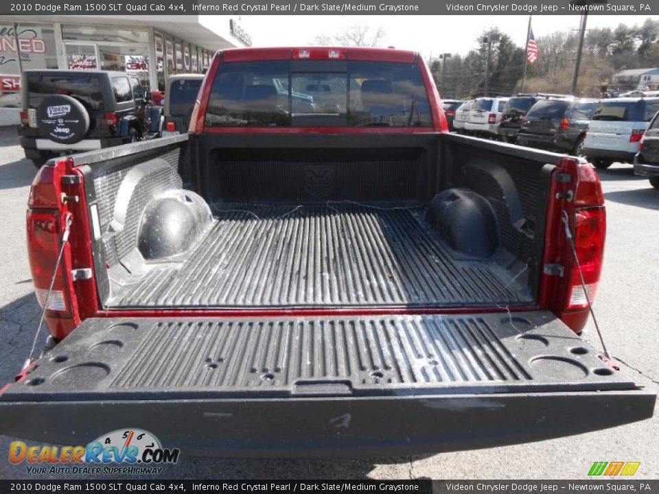 2010 Dodge Ram 1500 SLT Quad Cab 4x4 Inferno Red Crystal Pearl / Dark Slate/Medium Graystone Photo #16