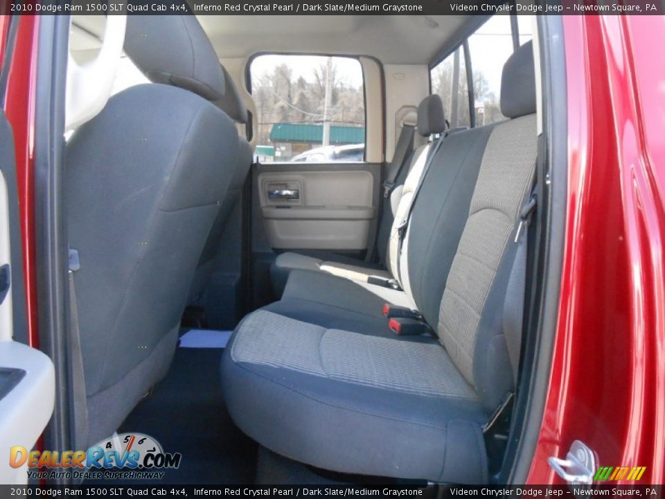 2010 Dodge Ram 1500 SLT Quad Cab 4x4 Inferno Red Crystal Pearl / Dark Slate/Medium Graystone Photo #17