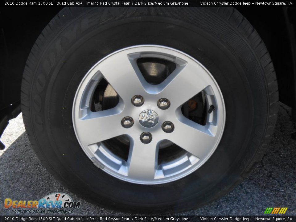 2010 Dodge Ram 1500 SLT Quad Cab 4x4 Inferno Red Crystal Pearl / Dark Slate/Medium Graystone Photo #21