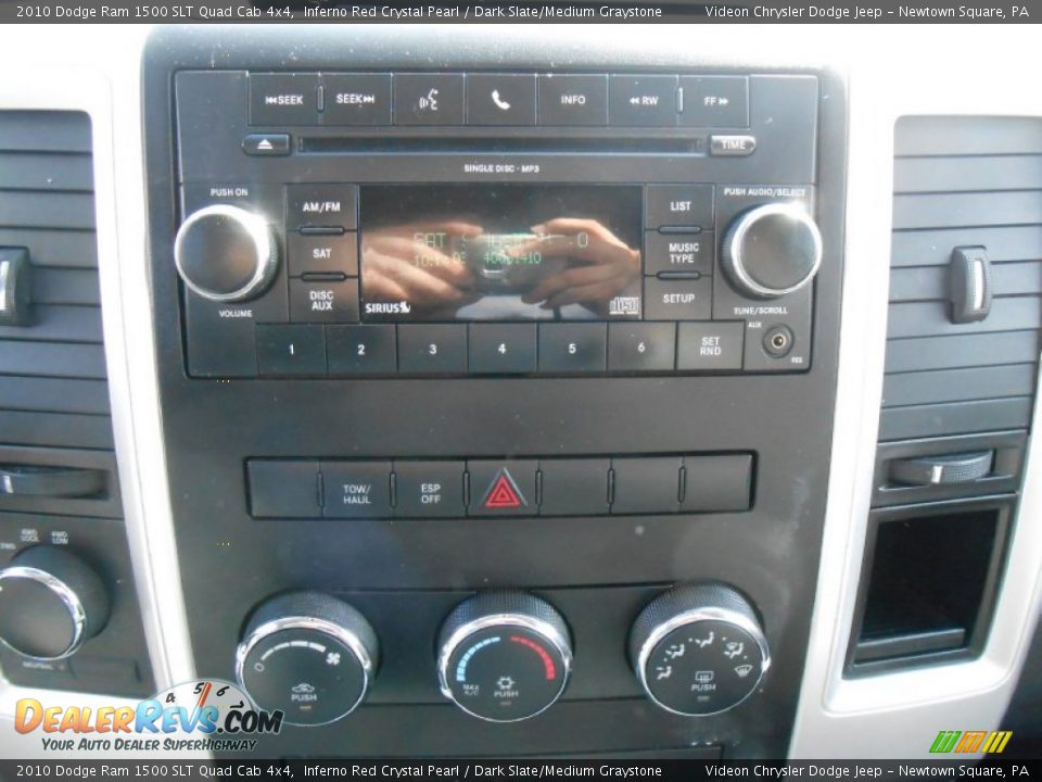 2010 Dodge Ram 1500 SLT Quad Cab 4x4 Inferno Red Crystal Pearl / Dark Slate/Medium Graystone Photo #23