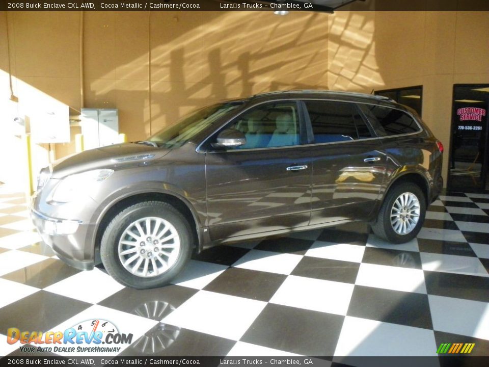 2008 Buick Enclave CXL AWD Cocoa Metallic / Cashmere/Cocoa Photo #3