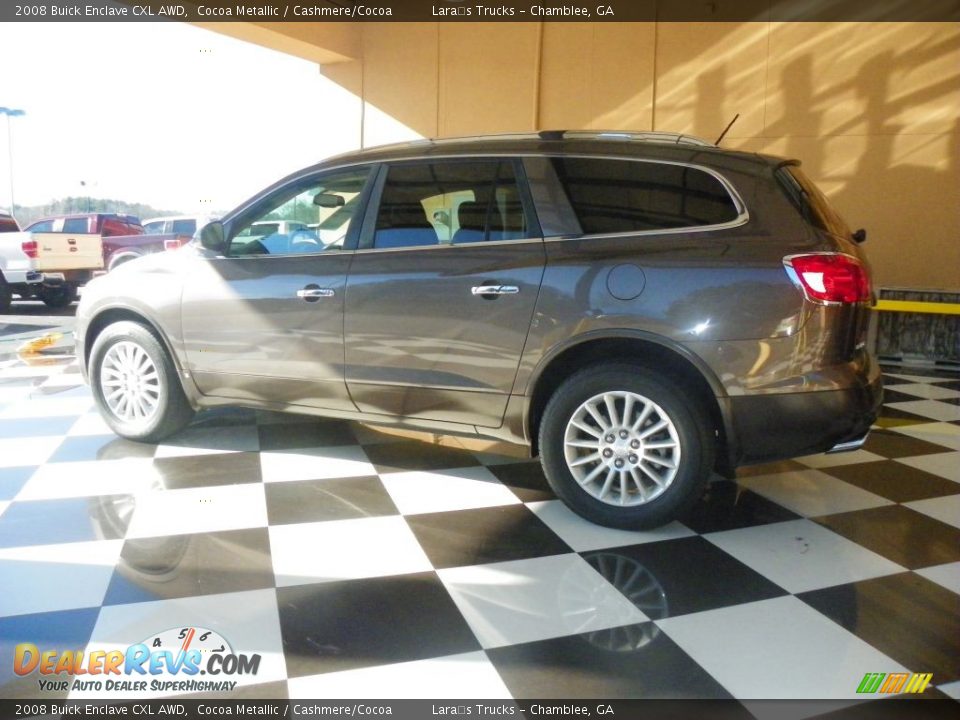 2008 Buick Enclave CXL AWD Cocoa Metallic / Cashmere/Cocoa Photo #4