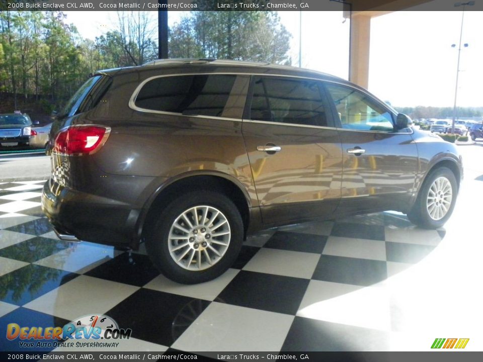 2008 Buick Enclave CXL AWD Cocoa Metallic / Cashmere/Cocoa Photo #6