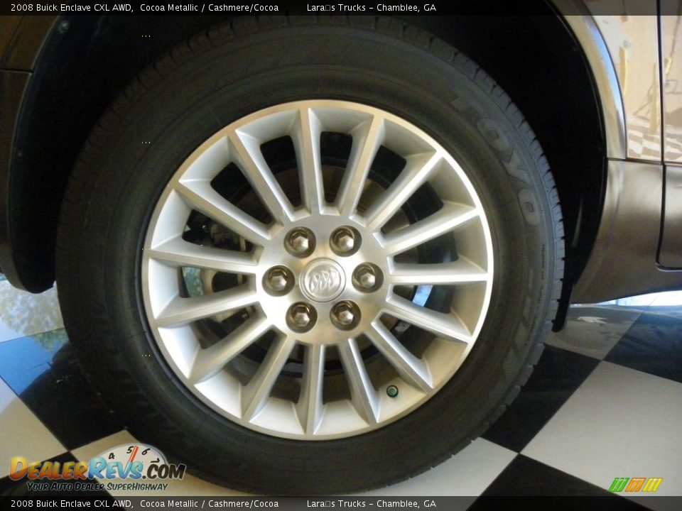 2008 Buick Enclave CXL AWD Cocoa Metallic / Cashmere/Cocoa Photo #7