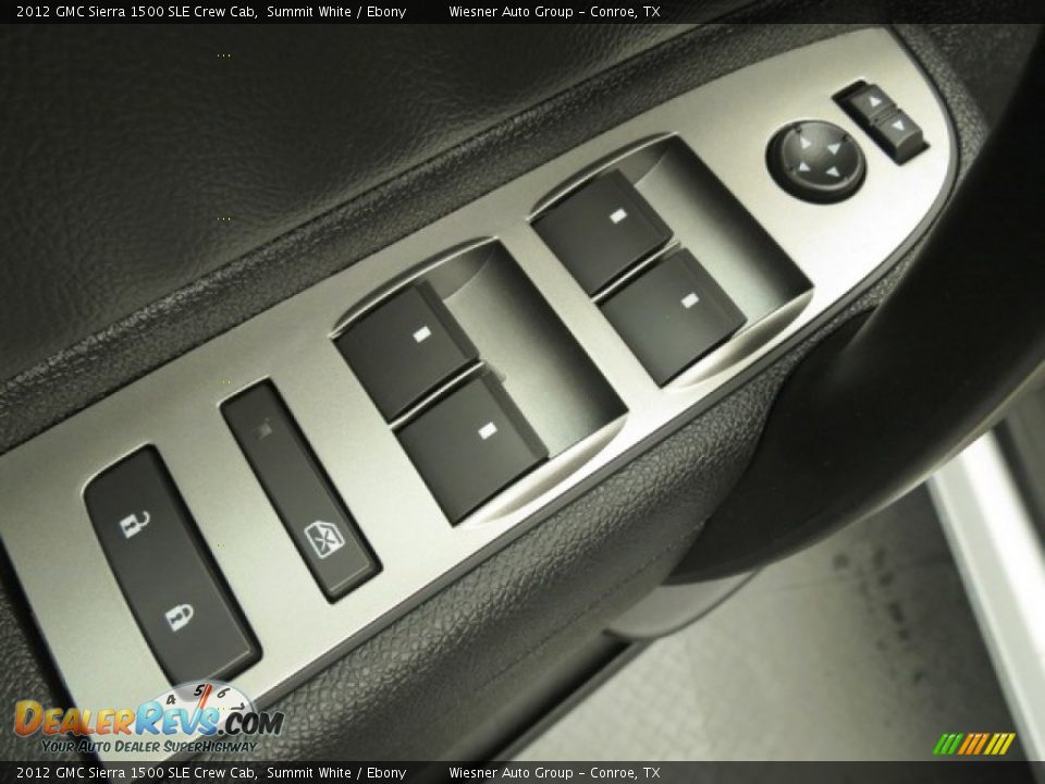 2012 GMC Sierra 1500 SLE Crew Cab Summit White / Ebony Photo #10