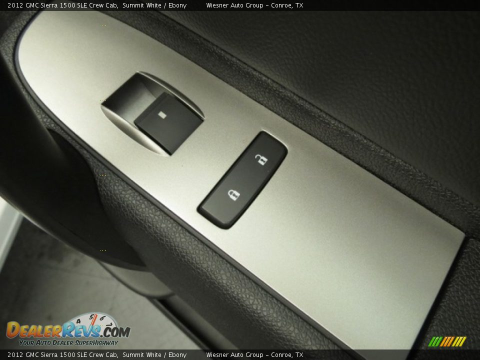 2012 GMC Sierra 1500 SLE Crew Cab Summit White / Ebony Photo #12