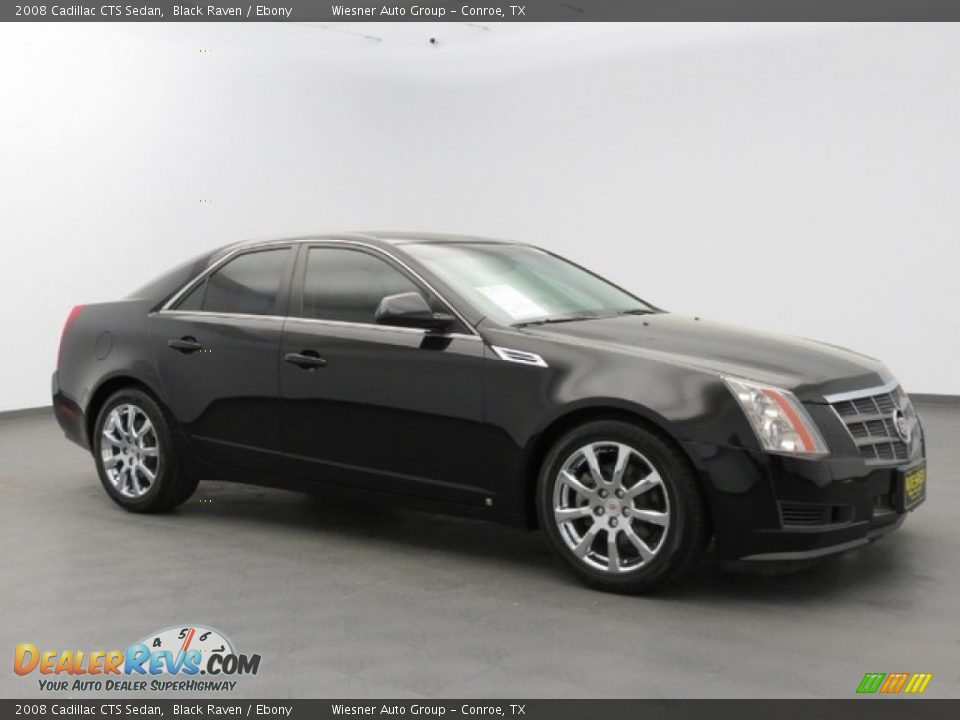 2008 Cadillac CTS Sedan Black Raven / Ebony Photo #3