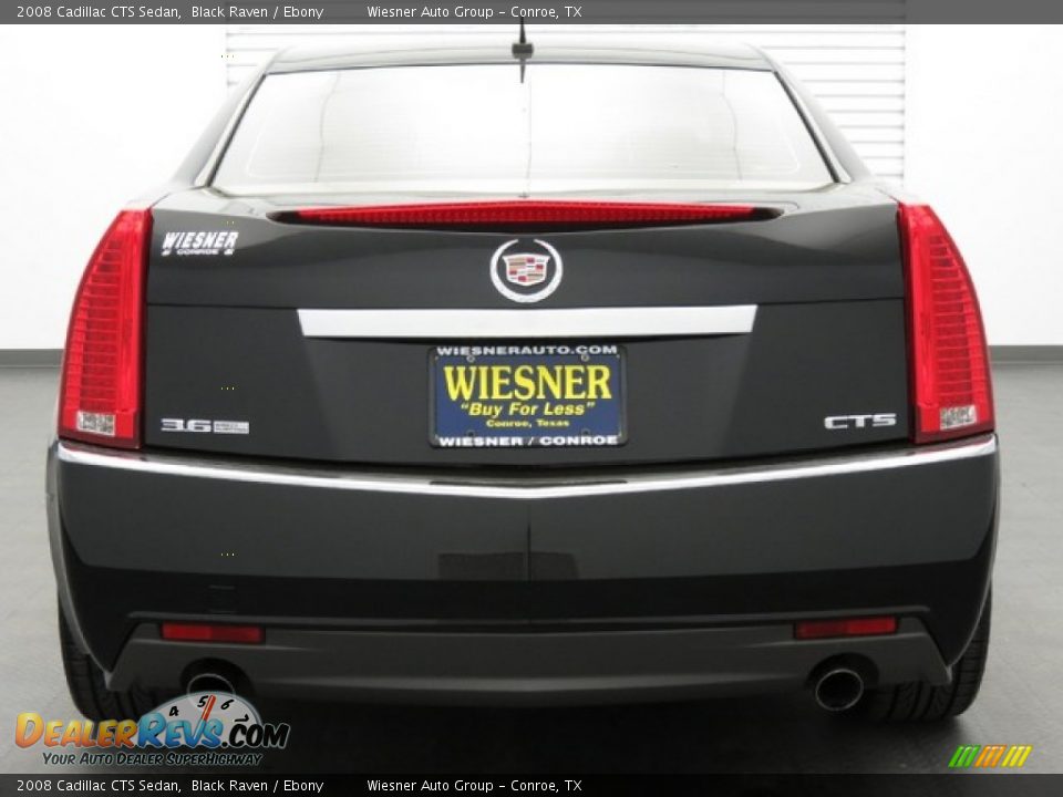 2008 Cadillac CTS Sedan Black Raven / Ebony Photo #6