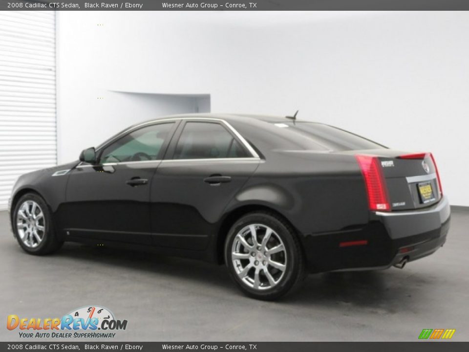 2008 Cadillac CTS Sedan Black Raven / Ebony Photo #7