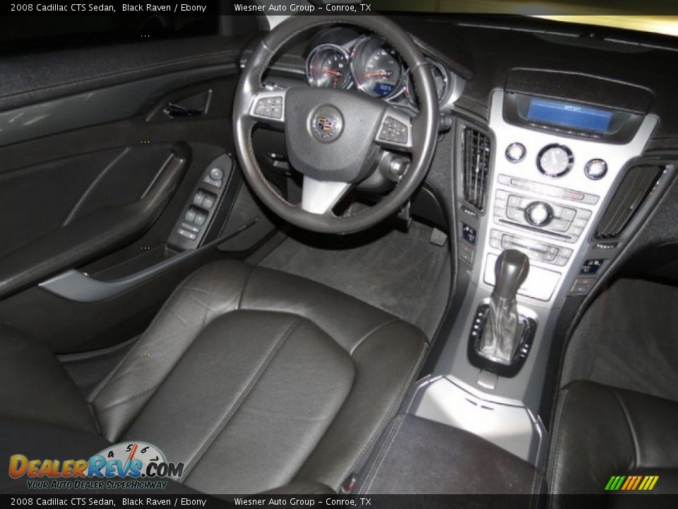 2008 Cadillac CTS Sedan Black Raven / Ebony Photo #19