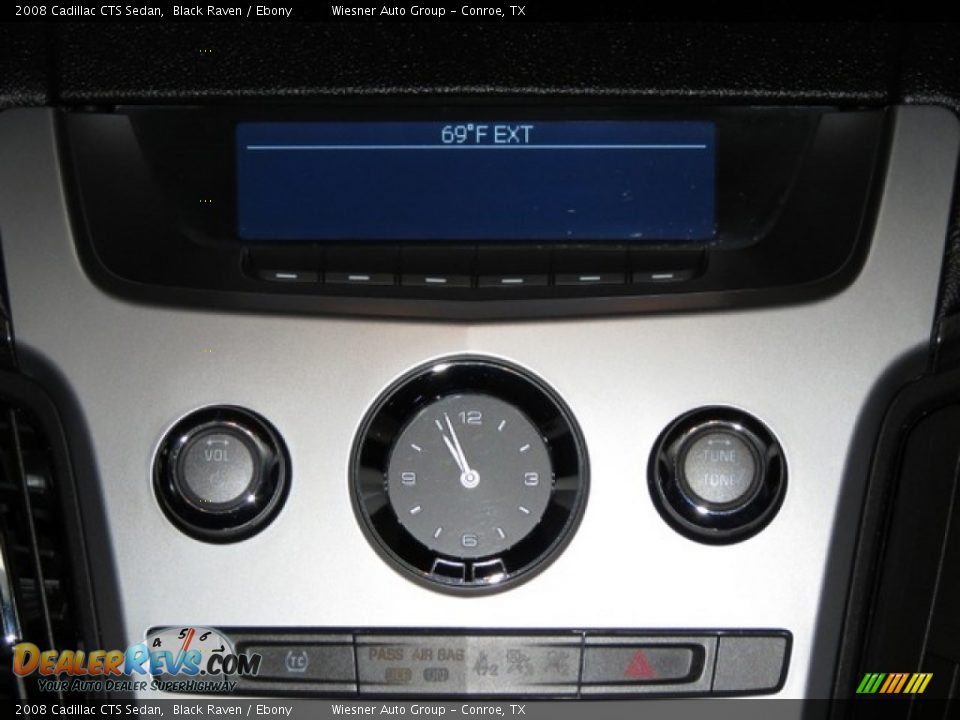 2008 Cadillac CTS Sedan Black Raven / Ebony Photo #23