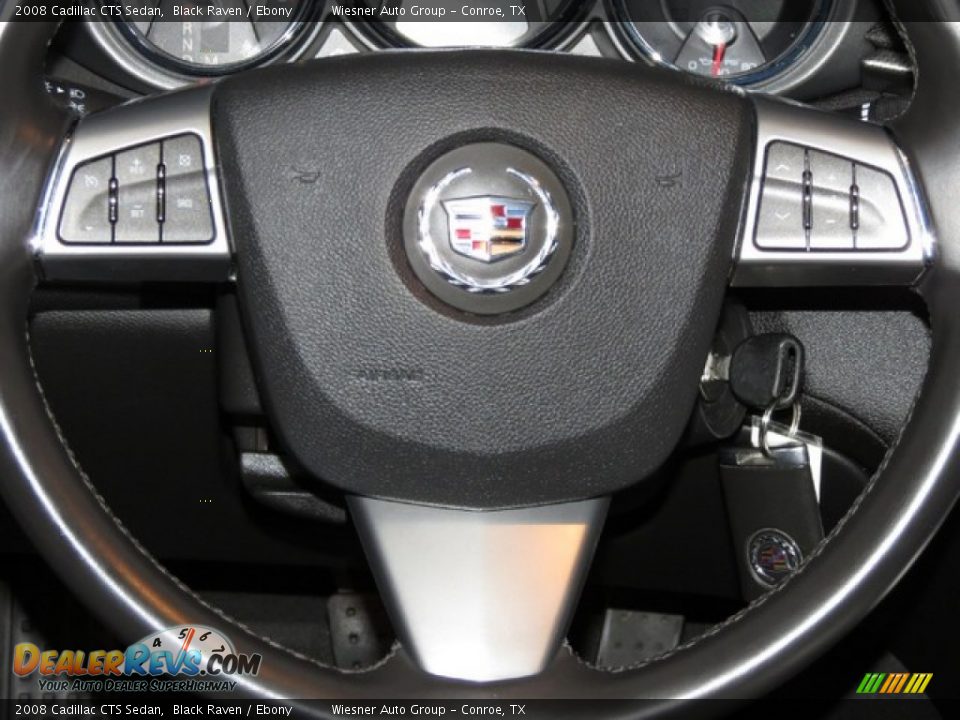 2008 Cadillac CTS Sedan Black Raven / Ebony Photo #26