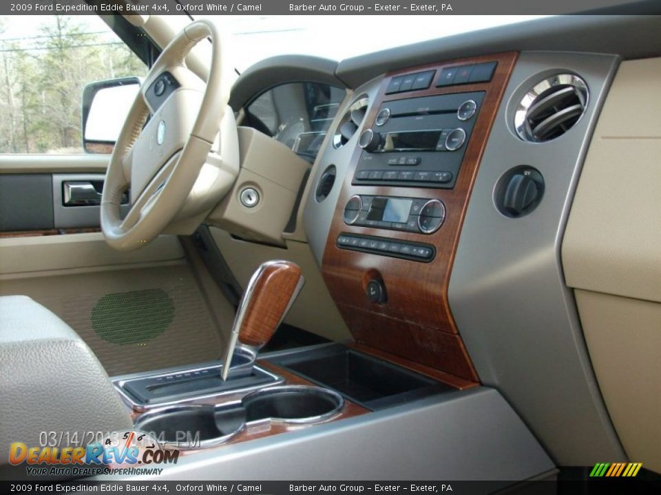 2009 Ford Expedition Eddie Bauer 4x4 Oxford White / Camel Photo #11