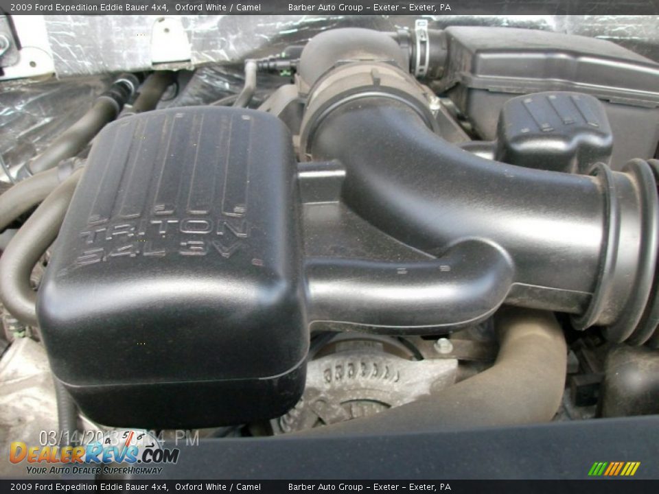 2009 Ford Expedition Eddie Bauer 4x4 Oxford White / Camel Photo #12