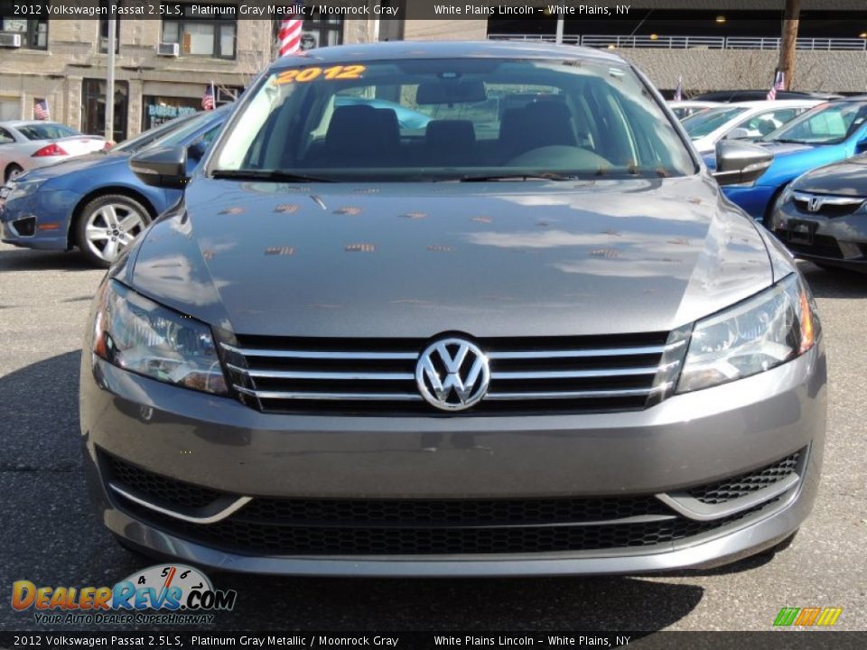 2012 Volkswagen Passat 2.5L S Platinum Gray Metallic / Moonrock Gray Photo #3