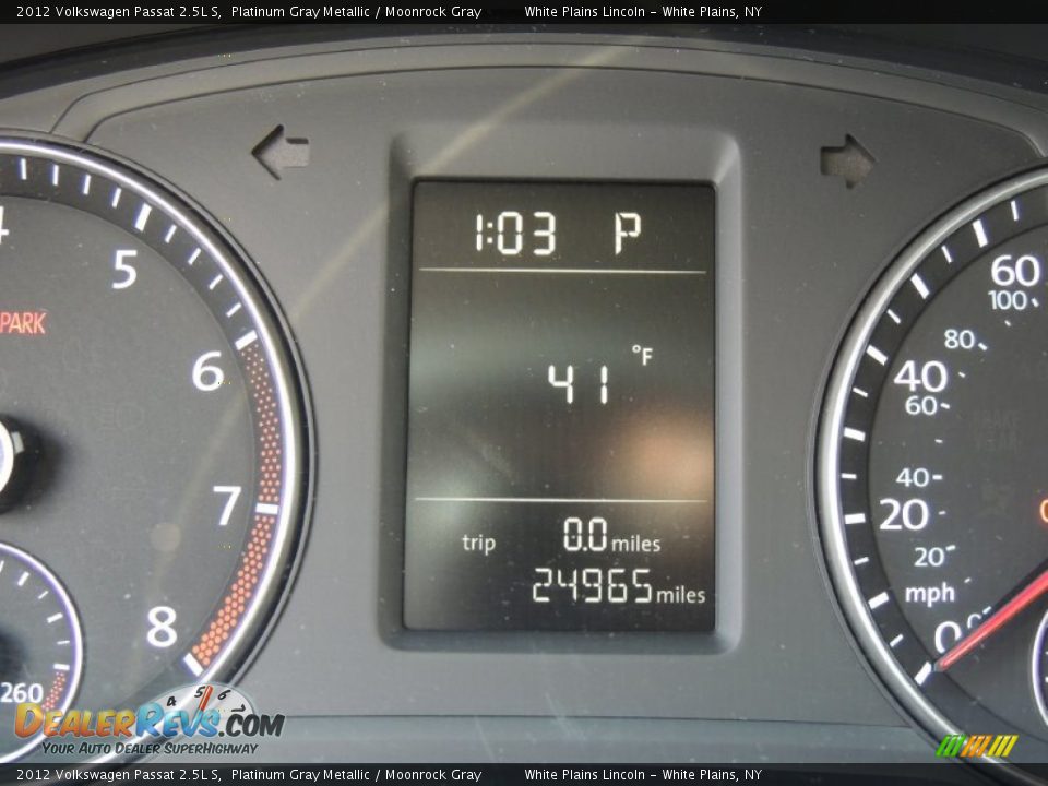 2012 Volkswagen Passat 2.5L S Platinum Gray Metallic / Moonrock Gray Photo #21