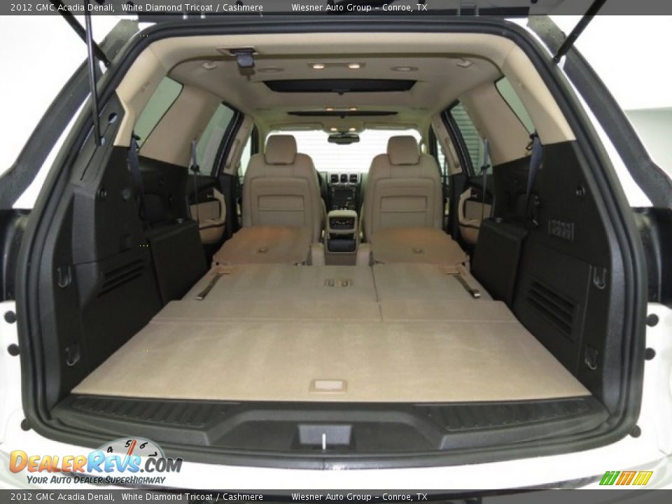 2012 GMC Acadia Denali White Diamond Tricoat / Cashmere Photo #10