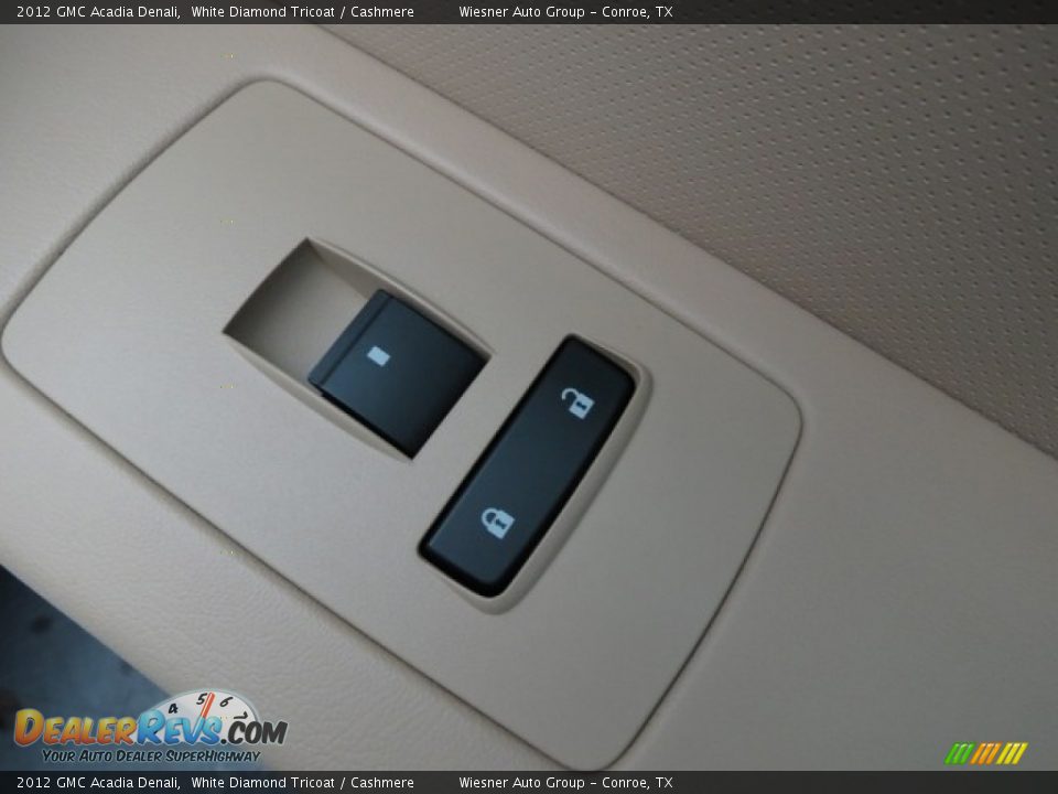2012 GMC Acadia Denali White Diamond Tricoat / Cashmere Photo #14