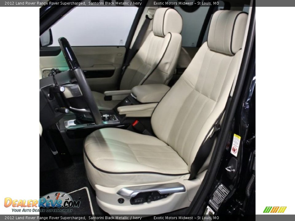 Front Seat of 2012 Land Rover Range Rover Supercharged Photo #32