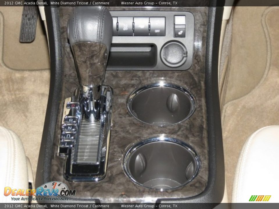 2012 GMC Acadia Denali White Diamond Tricoat / Cashmere Photo #29