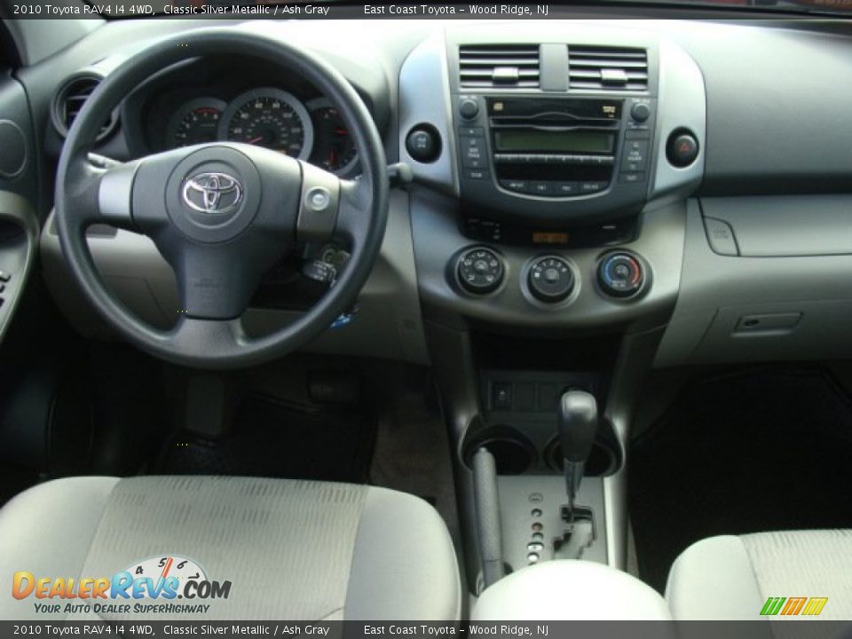 2010 Toyota RAV4 I4 4WD Classic Silver Metallic / Ash Gray Photo #9