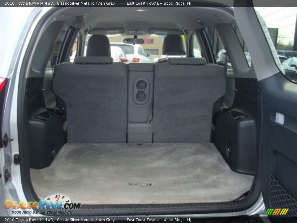 2010 Toyota RAV4 I4 4WD Classic Silver Metallic / Ash Gray Photo #13