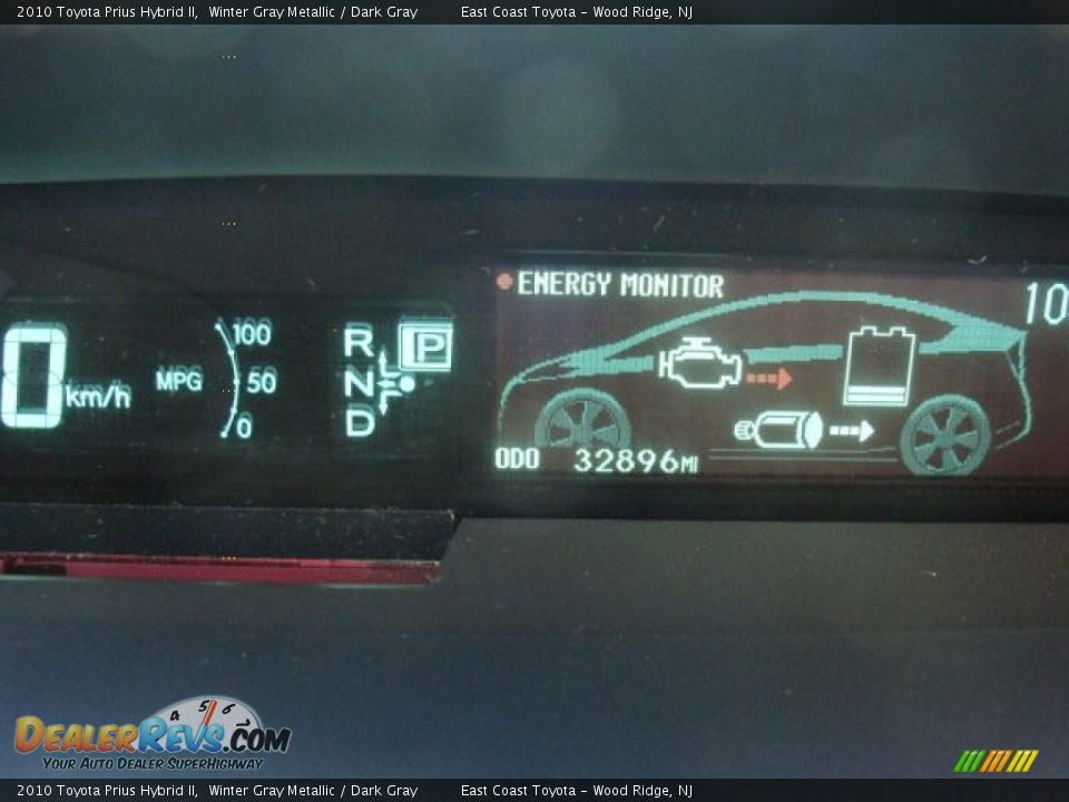 2010 Toyota Prius Hybrid II Winter Gray Metallic / Dark Gray Photo #10